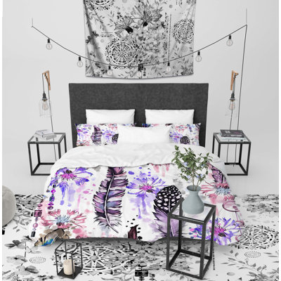 Cornflower Polyester Comforter