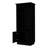 Black Glassware Rack Bar Cabinet - Modern And Practical Cabinetry With Convenient Organized Storage