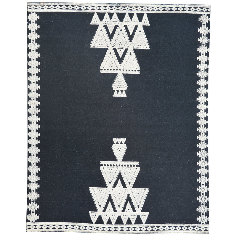 Wool Moroccan Area Rug, Rectangle 8' x 10'