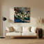 Chiens, jouet russe en métal mauve, art mural-448307092