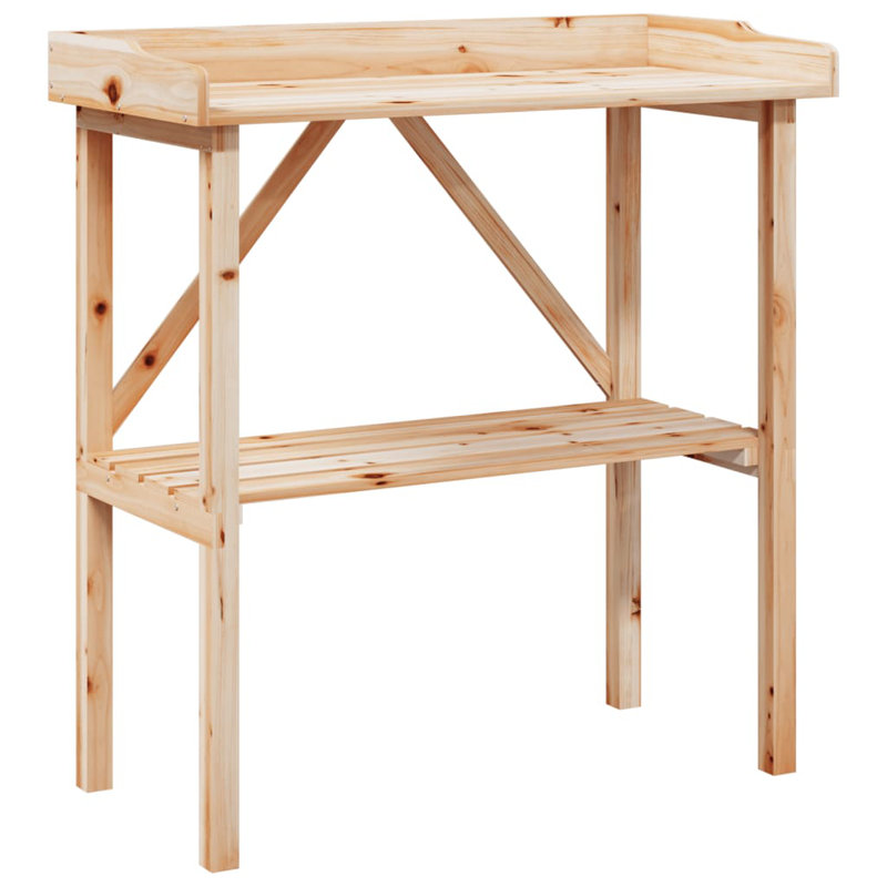 Yawen Wood Plant Stand, Natural