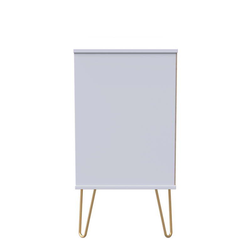Alcimon 3 Drawer TV Unit, White