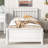 Platform Bed with a Nightstand