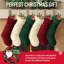 Chaussettes de Noël personnalisées, chaussettes de Noël personnalisées 18 pouces (1 pièce rouge)