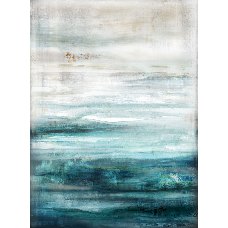 «Oceanside» par Austin Beiv, impression sur toile tendue, Couche de verre, H 64 po x l 47 po x P 1,5 po