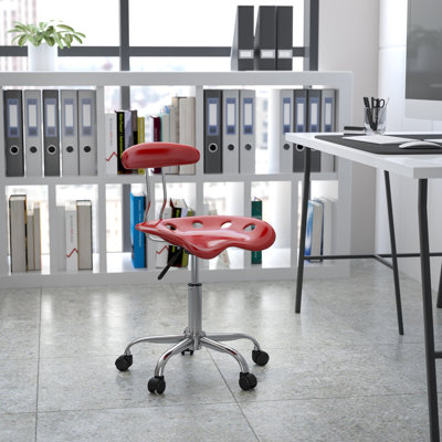 Bonavant Adjustable Height Stool with Removable Casters/Wheels