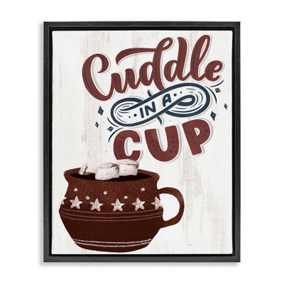 Cadre flottant Cuddle In A Cup Cocoa, design par Kim Allen