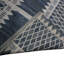 Rug & Kilim’S Scandinavian Navy Blue And Gray Art Silk Rug-1978329855