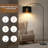 Modern Arc Floor Lamp With Adjustable Lampshade, Flexible Reading Light For Living Room, Bedroom, Office, Compatible With Smart Home Systems