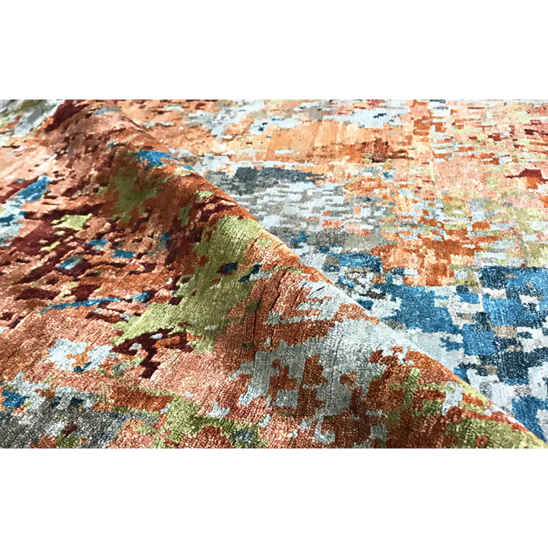 Camouflage Area Rug in Multi-Colored, Rectangle 2' x 3'