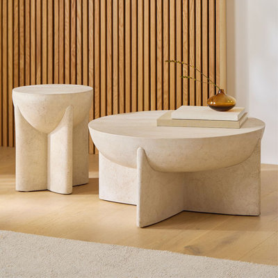2 tables basses Bunching