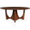 Walnut Grove Solid Wood Cross Legs Coffee Table