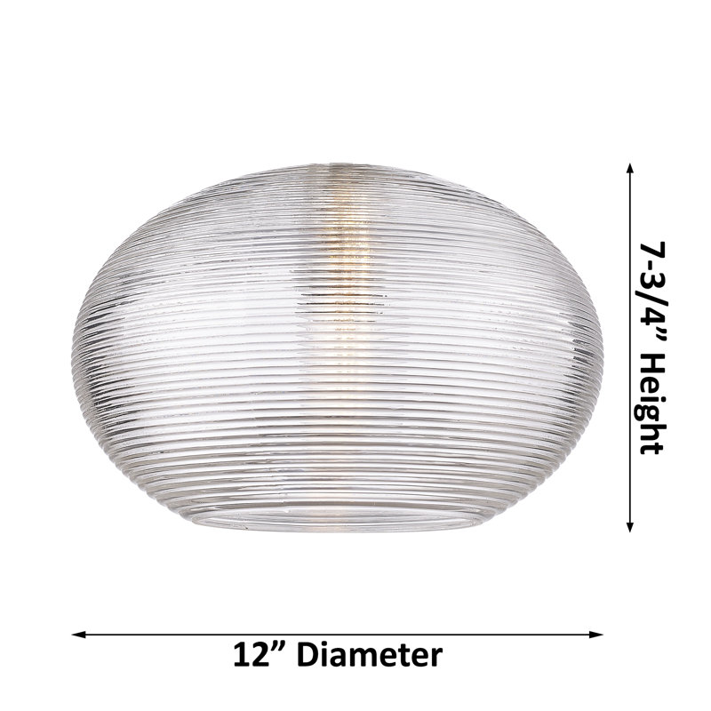 Luminaire suspendu grappe 3 lumières Larrick, H 33 po x l 18,5 po x P 18,5 po, Transparent Ithaca, Bronze huilé