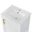 Meuble-lavabo autoportant avec tiroirs de rangement-741590869