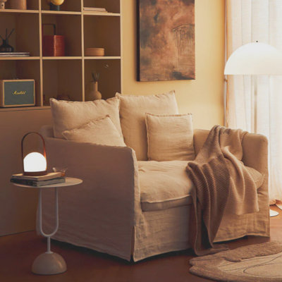 Wabi-Sabi Retro Linen Washable Sofa