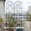 Paquet de 4 treillis de jardin en métal