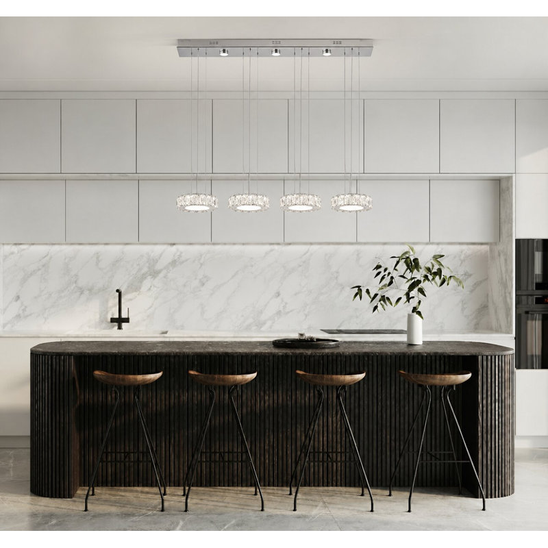 Luminaire suspendu en cristal 7 lumières Csoma