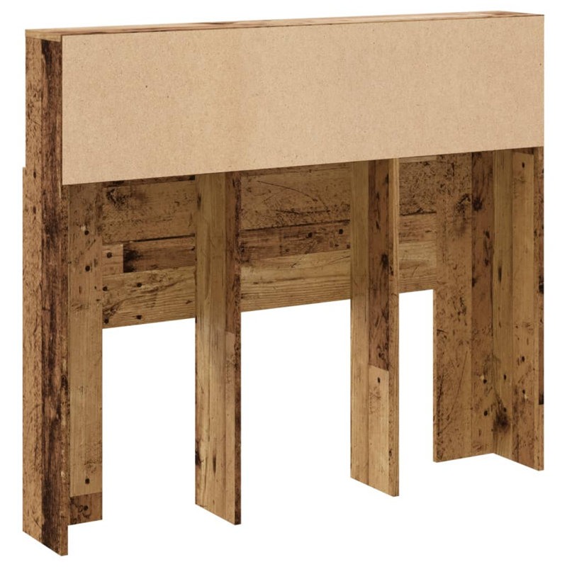 Bodiam Bookcase Headboard, Reclaimed Wood