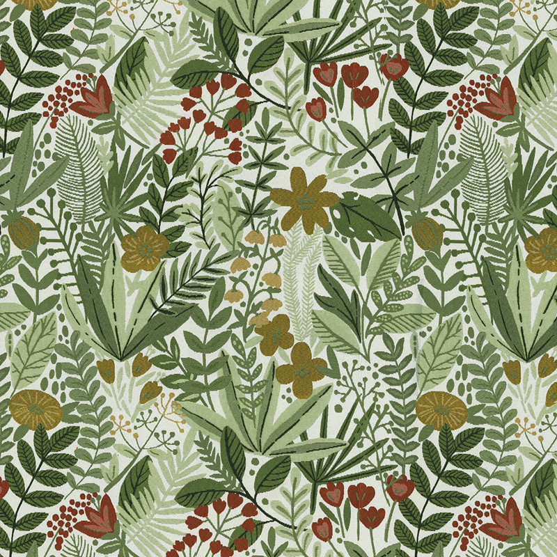 Tissu de revêtement Dazzle, Vert/rouge