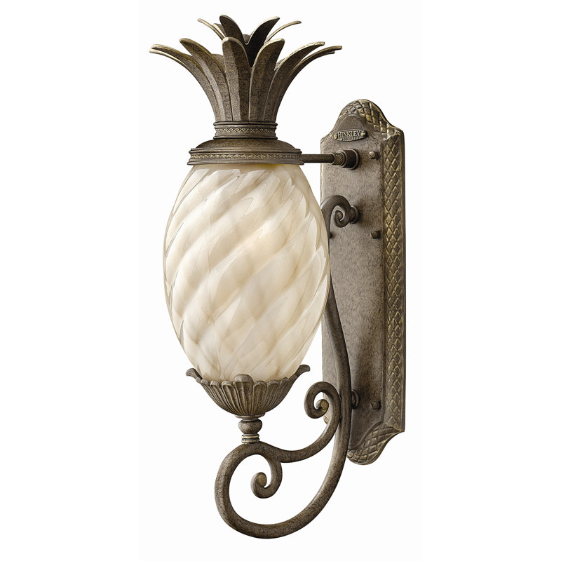 Plantation 1 Light Wall Lantern, 21.25" H x 8" W x 11" D, Incandescent