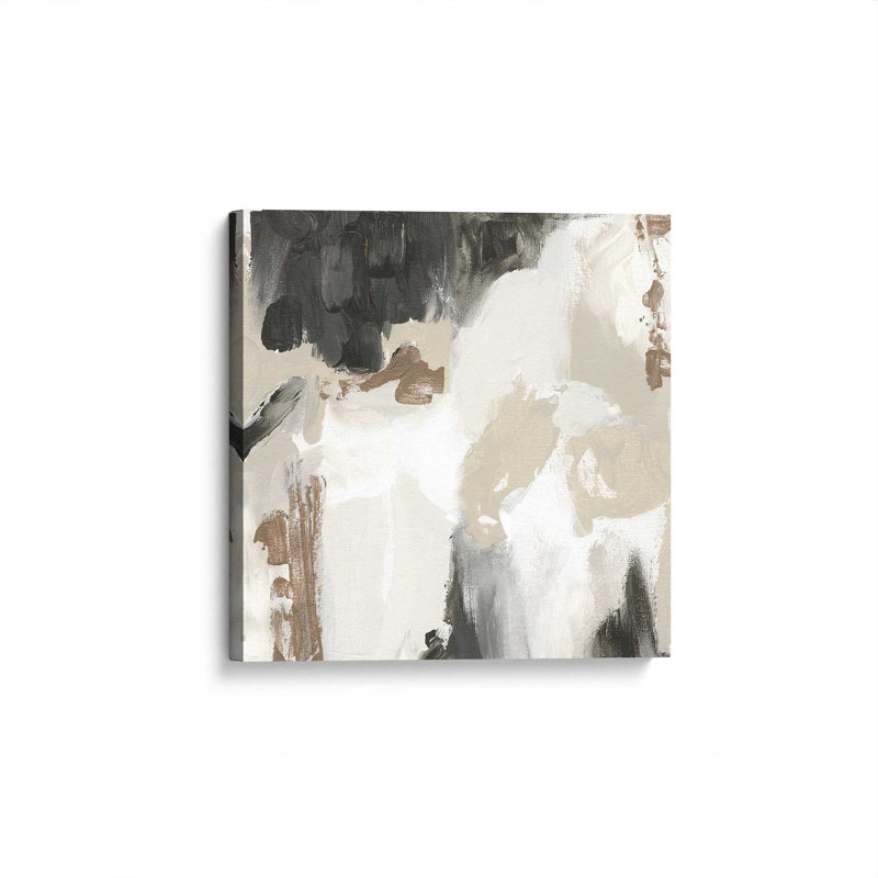 "Mosaïque monochrome V1" sur toile, Toile tendue, H 24 po x l 24 po x P 1,25 po