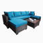 Ensemble modulaire d'extérieur en forme de U avec coussins 105,52 po Gugna-1289893207-1289893206