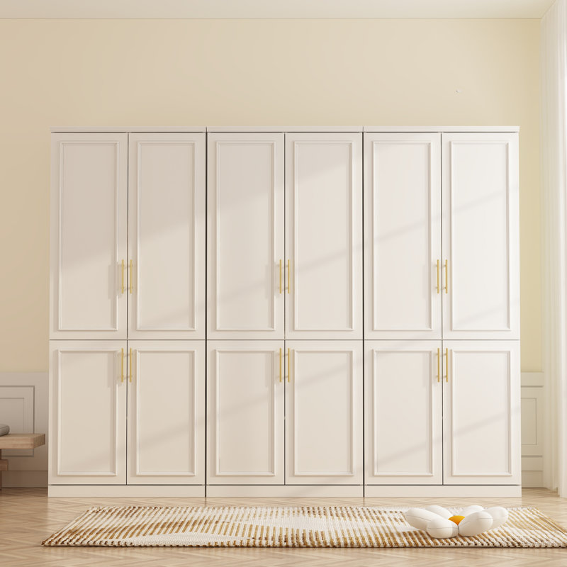 3 Piece Closet System With Shelves
