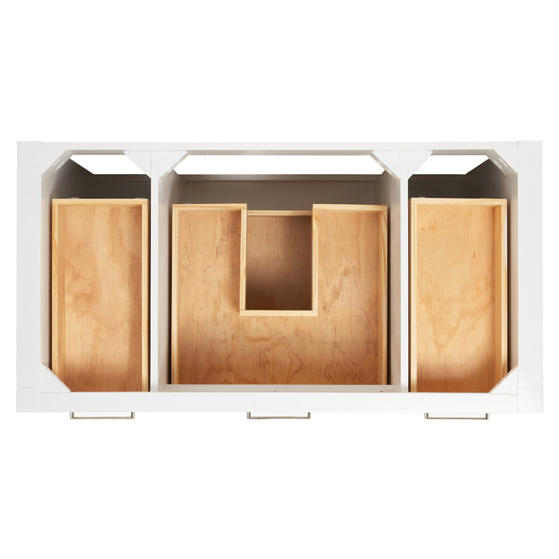 4_ARIEL Bristol 42 Single Sink Bathroom Vanity with Carrara White Quartz, White, 48"