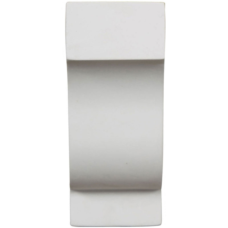 Primed Off-White Polyurethane Traditional Corbel, 7.25" Height
