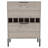 6-Bottle Rectangle Bar Storage Cabinet