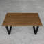 Brinegar Oak Metal Base Dining Table-983811841-983811846
