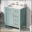 Meuble-lavabo 30 po avec lavabo, armoire de salle de bain avec tiroirs, structure solide et panneau de fibres à densité moyenne-1432021477