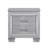Queen Bedroom Set, Drawer Storage, Gray, 4 Piece Set With 2 Nightstands And Dresser-128121121-128121123-128121131