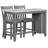 Valicity 2 - Person Faux Marble Top Four Leg Base Dining Set
