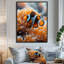 Art de mur de corail orange blanc et corail - merveille de corail-613816413-718927545
