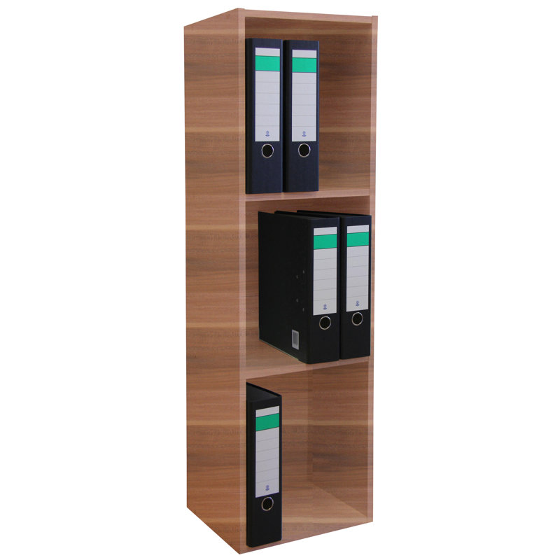Weeks 115 cm H x 34 cm W Standard Bookcase, Core Walnut