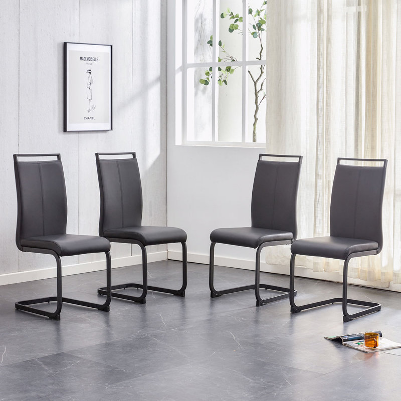 Chaise Maydell, Doré, 4, Noir ardoise