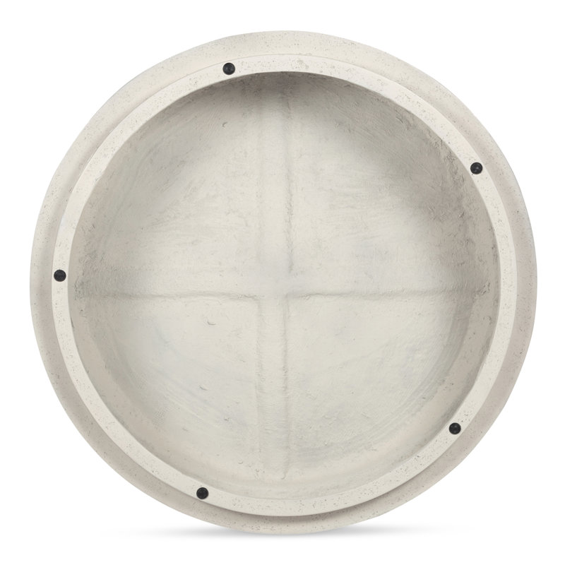 Cosmo Outdoor Round Coffee Table, White