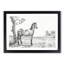Mottled Horse by Jean Bernard - Picture Frame Drawing Print-55582113-55582121