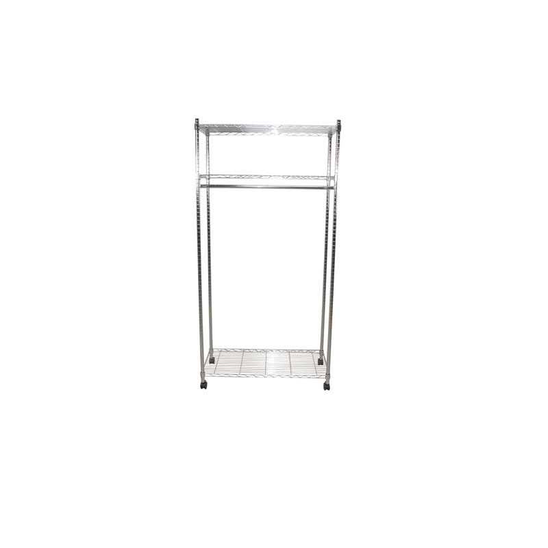 Muge 90cm Rolling Clothing Rack