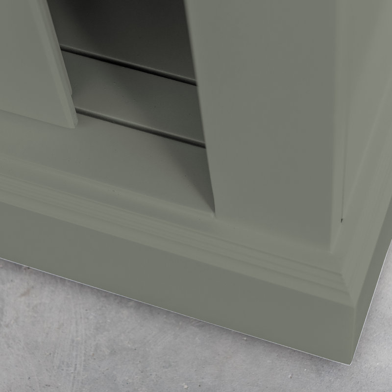 Anneros Display Cabinet, Concrete Grey