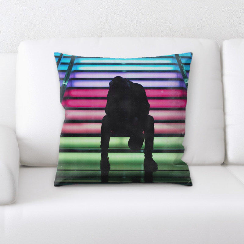 Coussin décoratif de couleurs vives