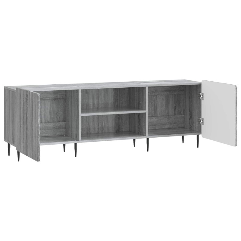 TV Stand, 52cm H x 150cm L x 31cm W, Grey Sonoma
