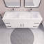 59.05'' Double Bathroom Vanity with Acrylic Top-1606208795