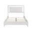 Lit à panneau tapissier Mitza Led-2075618353