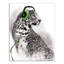 Art sur toile avec casque Leopard-1100181476-1100181479