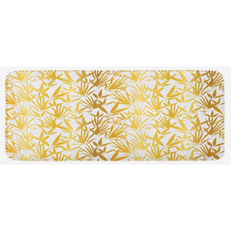 Tapis de cuisine en bambou