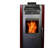 2200 sq. ft. Direct Vent Wood Pellets Free Standing Stove with Blower and Adjustable Thermostat