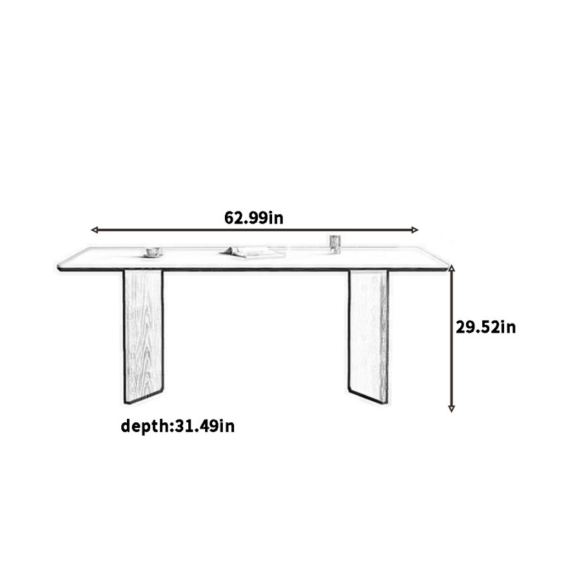 Gillihan, Brun, H 29,52 po x L 62,99 po x l 31,49 po