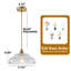 Luminaire suspendu en verre 1 lumière 1 lumière-2147357982